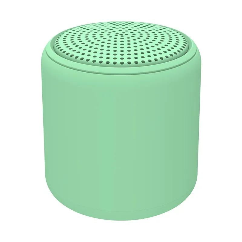 Мини портативная беспроводная Bluetooth колонка Длительное время работы Стерео объемный бас USB-зарядка Круглый аудио плеер для улицы Горячая распродажа