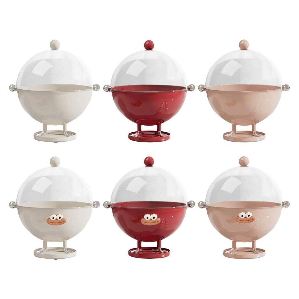 Serving Fruit Bowl with Lid with Draining Holes with Drain Tray Food Storage Bowl for Kitchen Dining Table Counter Home Breads