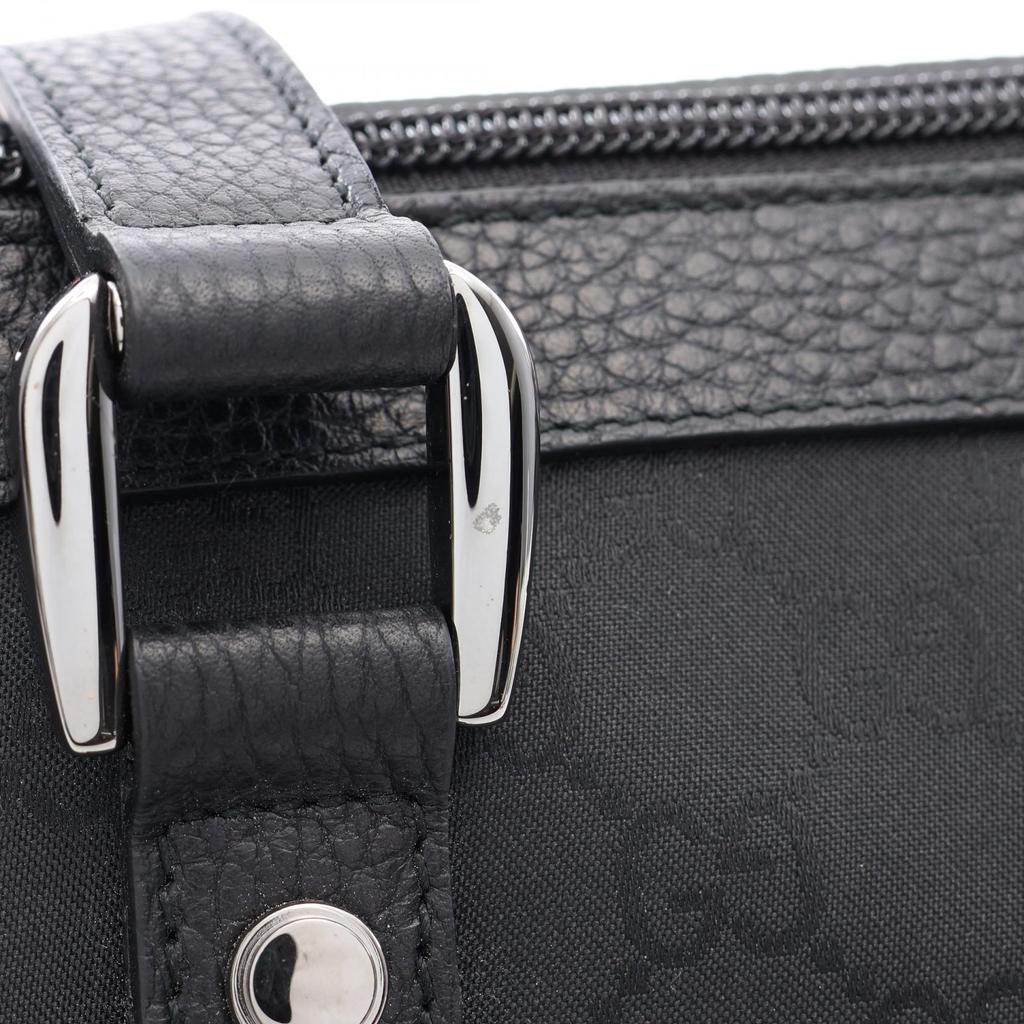 Used GUCCI Abbey GG Nylon Tote Bag 268640 Nylon leather Black Used Women