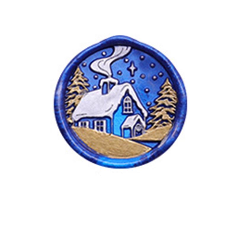 Рождественская восковая печать штамп старинная запечатывающая головка штампа для рождественской упаковки подарков открытки DIY скрапбукинг конверты приглашения