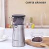 Портативные кухонные аксессуары Электрическая кофемолка для кофейных зерен USB-перезаряжаемая Ручная кофемолка из нержавеющей стали