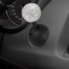 Car Start Button Lever with Diamonds Embellishment Vehicle Ignition Button Cover Elegant Car Interior Bling Accessories