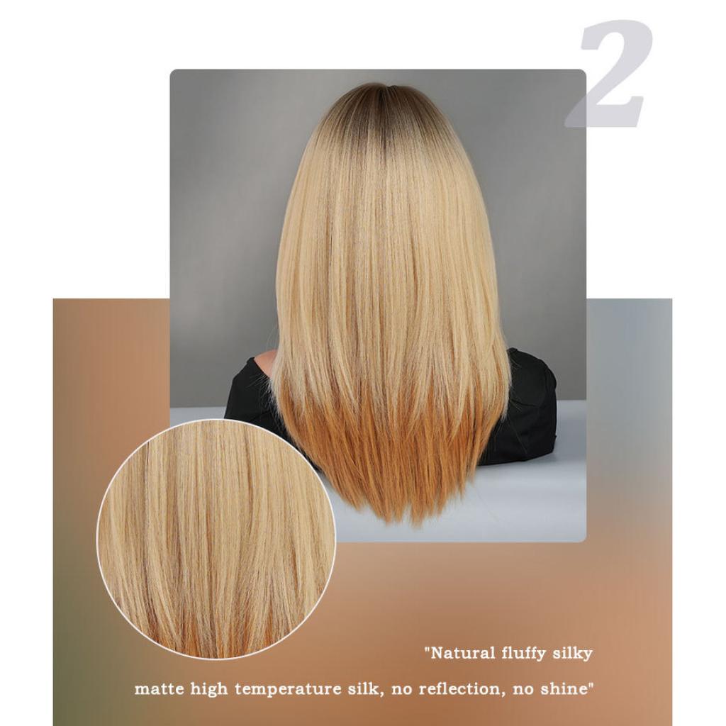 Новый женский парик, длинные светлые волосы, длинные прямые волосы, парик, полный головной убор, украшение для красоты, изменение формы, Cospaly