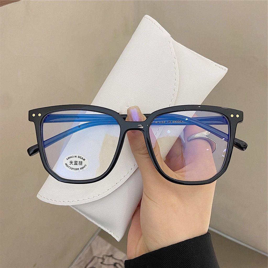 Anti Blue Light Anti Radiation Myopia Eyeglasses Trendy Near Sight Eyewear Eye Protection Flat Light Mirror 0-1.0-1.5-2.0 To-6.0