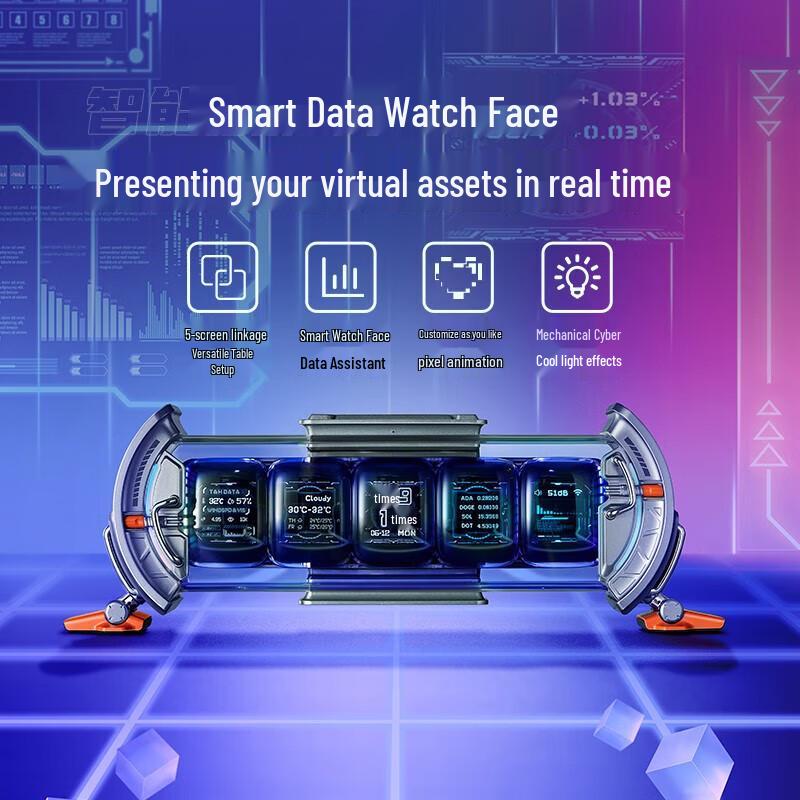 Divoom Times Gate Киберпанк Умный настольный дисплей