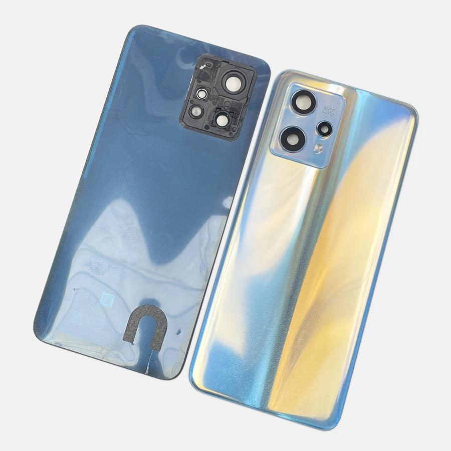 Стеклянная задняя крышка A+ с рамкой и линзой для Realme 9 Pro+