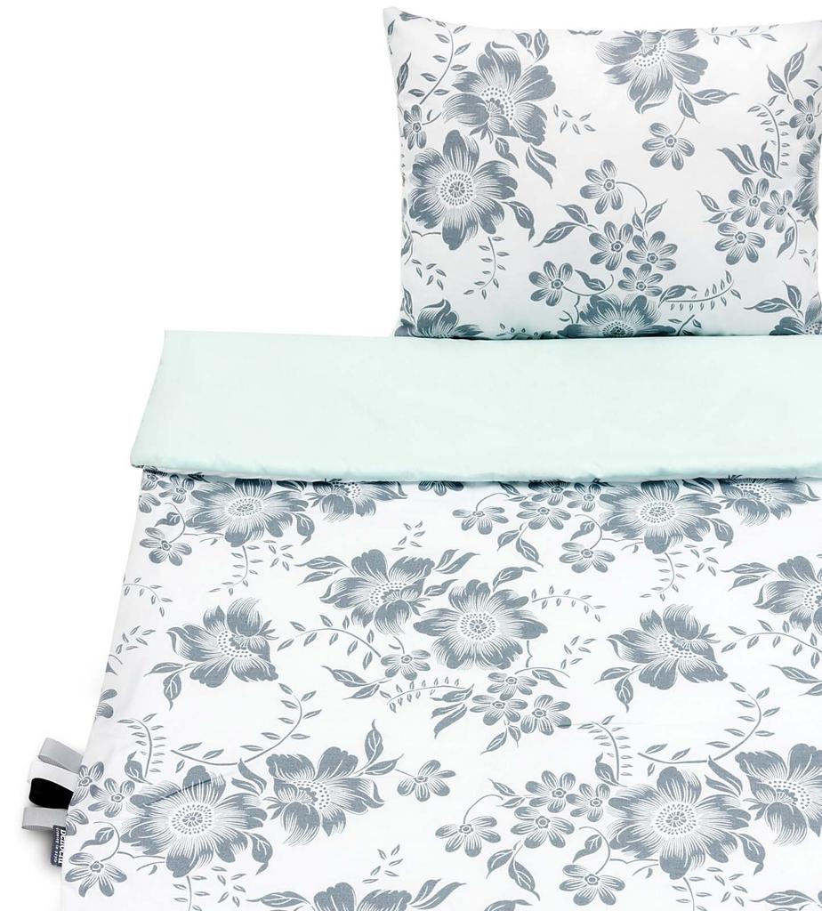 Baby bedding mint berry