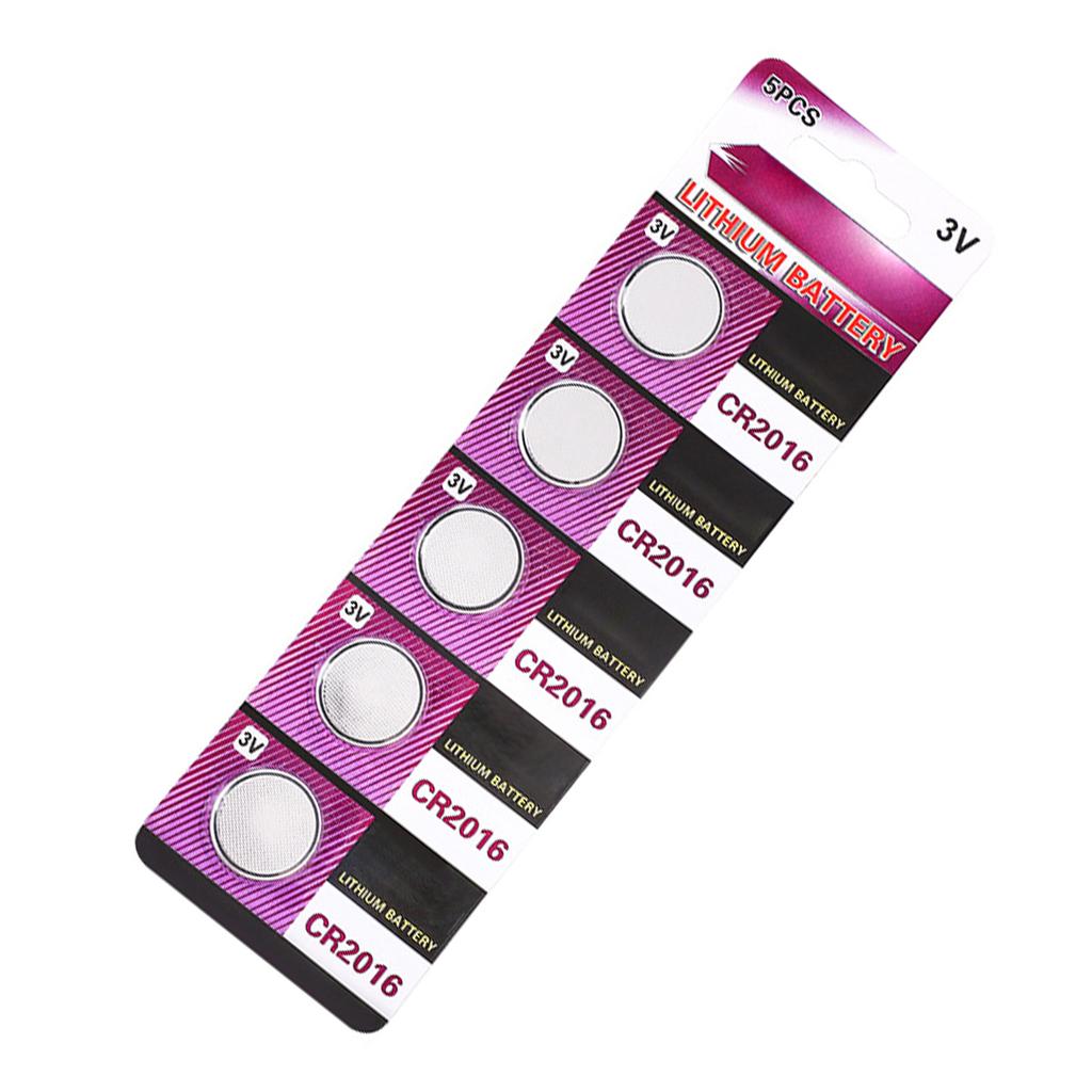 5 шт/10 шт CR2016 3V литиевые батарейки-таблетки CR2016 3V литиевая батарейка-таблетка для брелоков и небольшой электроники