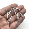 Retro Gothic Sword Dagger Pendant DIY Alloy Jewelry Accessory