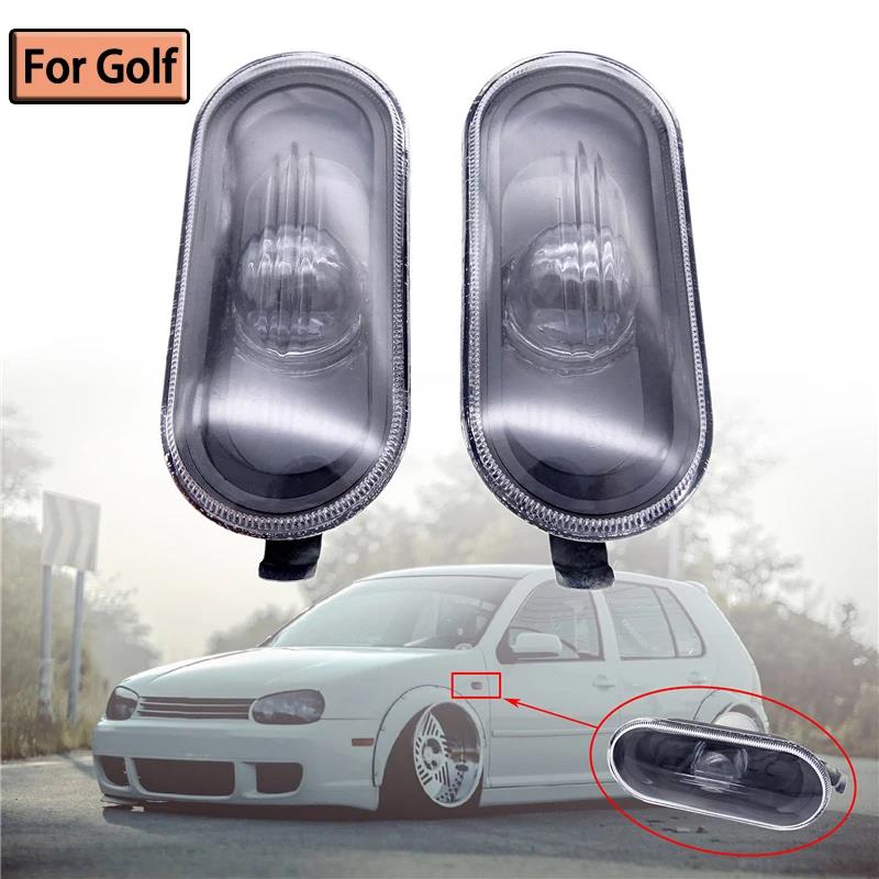 2 Pcs Car Side Marker Turn Signal Light Repeater for VW Golf 4 MK4 1998 - 2006 Car-Styling Side Marker Lamp CoverTurn Signal 2