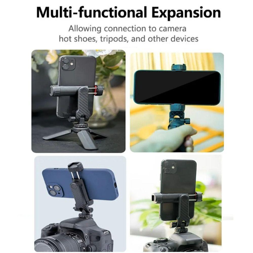 Universal Mobile Phone Holder 360° Rotatable Smartphone Mount Adapter Selfie Live Stream