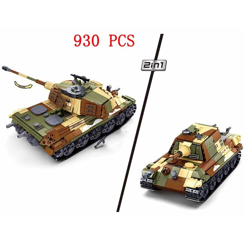 Военная техника Танки Наборы SWAT Армия Городская полиция Т-34 Модель Строительные блоки Сделай сам Кирпичики Детские игрушки Классика Вторая мировая война ВМВ