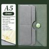 Gift Box with Ustick and Pen Round Magnetic Button Fancy Notebook for Business and Office