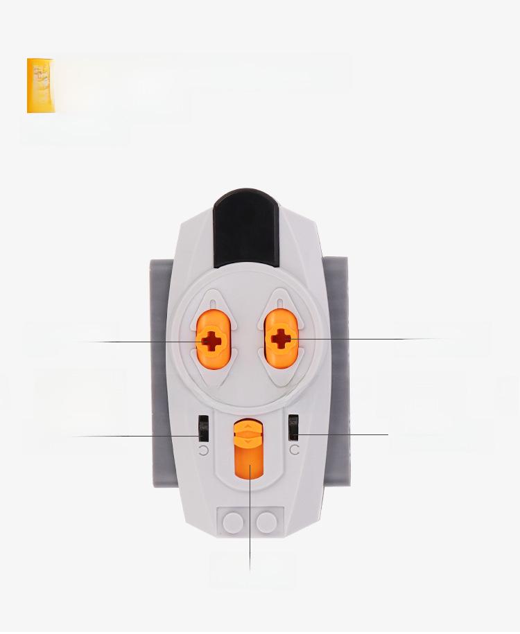 Совместимые с Lego строительные блоки FP Tech: Сборка двигателя MOC с пультом ДУ 8885 и приемником 8884