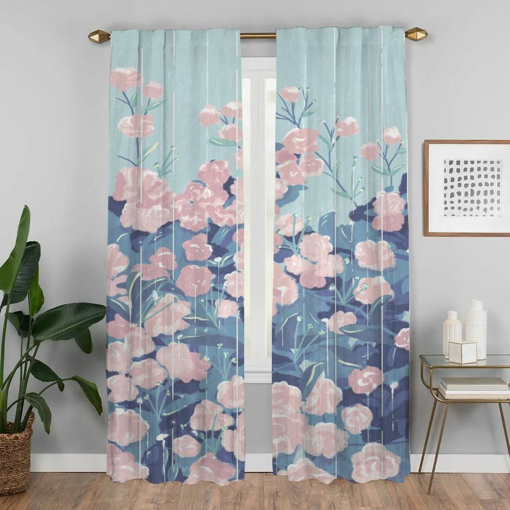 Печать пейзажей, шторы для спальни, шторы для комнаты, 2-панельные шторы для домашнего интерьера, украшения на Хэллоуин, гостиная