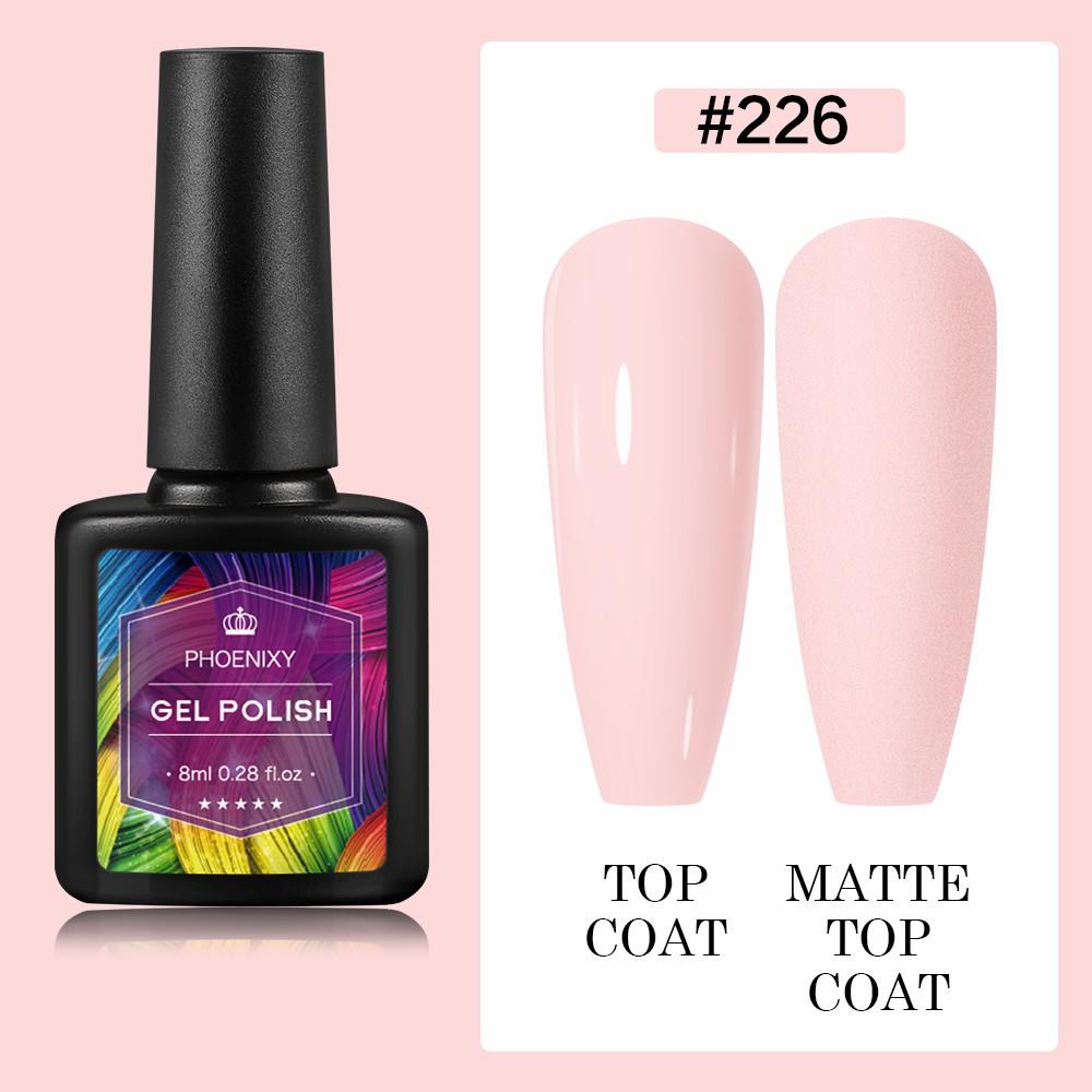 PHOENIXY 8 мл гель-лак для ногтей, полуперманентный гель, блестящий гель, отмачиваемый блестящий стартовый набор, маникюрный набор для маникюрного салона