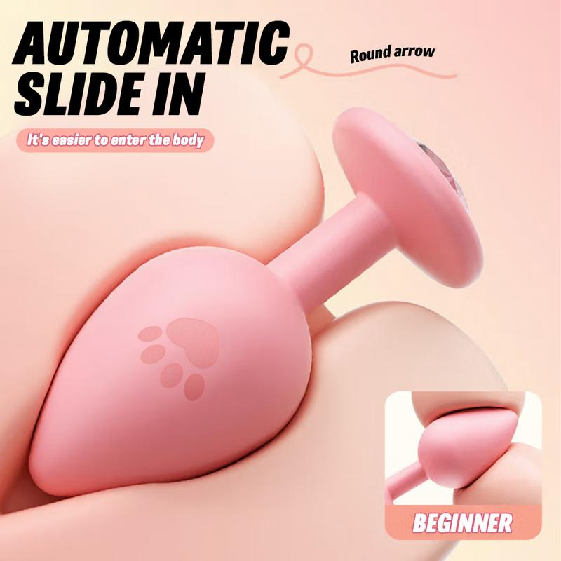 3 Sizes Soft Silicone Anal Plug Mini Butt Plug Erotic Sex Toys for Men Women Gay Couples Adult Anal Prostate Stimulator Dildo