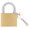 Household Outdoor Padlock with 3 Keys MediumThick Brass Iron Padlock for Door Cabinet(40mm )