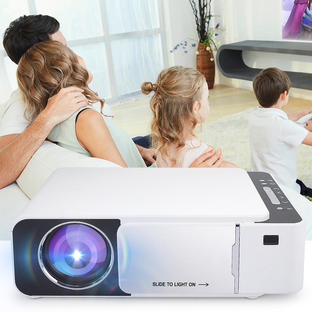 Мини портативный HD проектор 1280 x 720 домашний кинотеатр медиаплеер