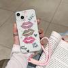 Чехлы для iPhone с принтом губ для моделей 15/14/13/12/11/11 Pro/Pro Max/XS Max/XR/XS/X