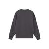 Puma Mmq Crew Sweatshirt Solid Color Casual Loose Long Sleeve Unisex Sweatshirt Charcoal 623052-13