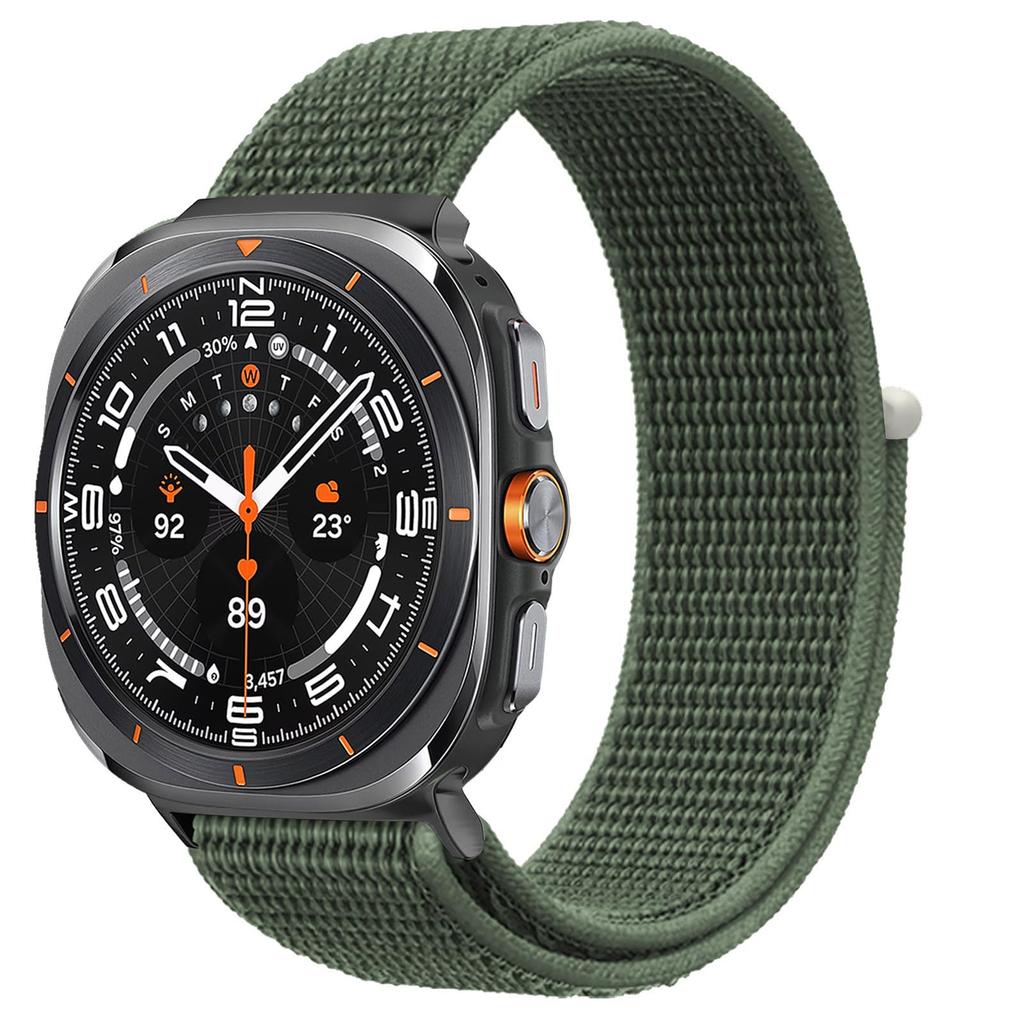 Ремешок для Samsung Galaxy Watch 7 Ultra Ремешок 47 мм умные часы Аксессуары Спортивный нейлоновый петлевой браслет Galaxy watch 2026 Ultra 47 мм