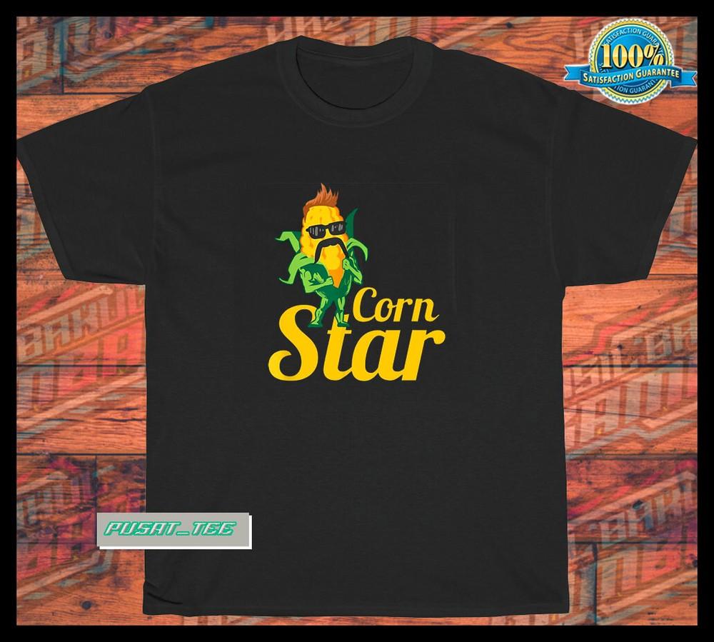 Новые Солнцезащитные Очки Логотип Corn Star американская смешная футболка РАЗМЕР S-5XL Унисекс Футболка