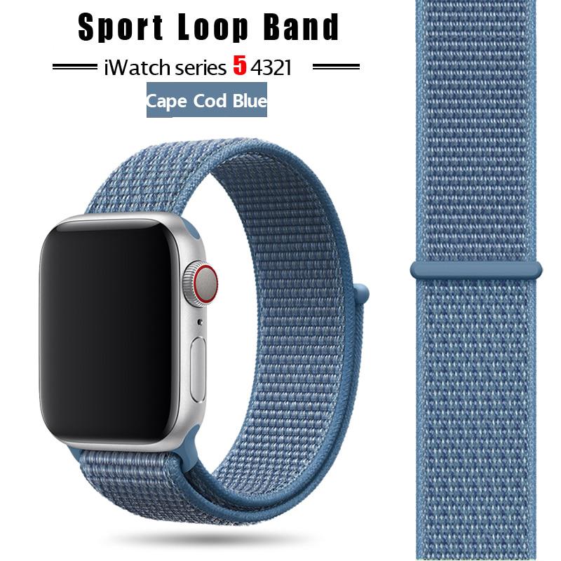 Нейлоновый спортивный ремешок для Apple Watch ремешок 44мм/40мм Apple Watch 6 SE 5 4 3 ремешок Iwatch ремешок 38мм/42мм браслет с аксессуарами для часов