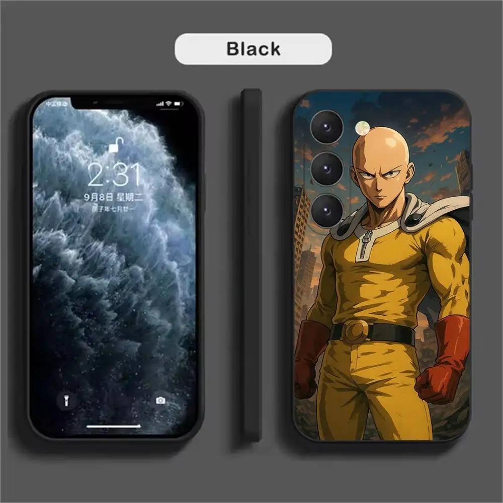 O-One P-Punch Anime Man Phone Case For Samsung Galaxy A52 A42 A32 A22 A12 A02S A72 A73 A51 A41 A31 A21S A71 A40 A30S A20S