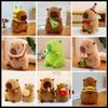 Turtle Backpack Capybara Plush Toy Doll Throw Pillow Doll Gift