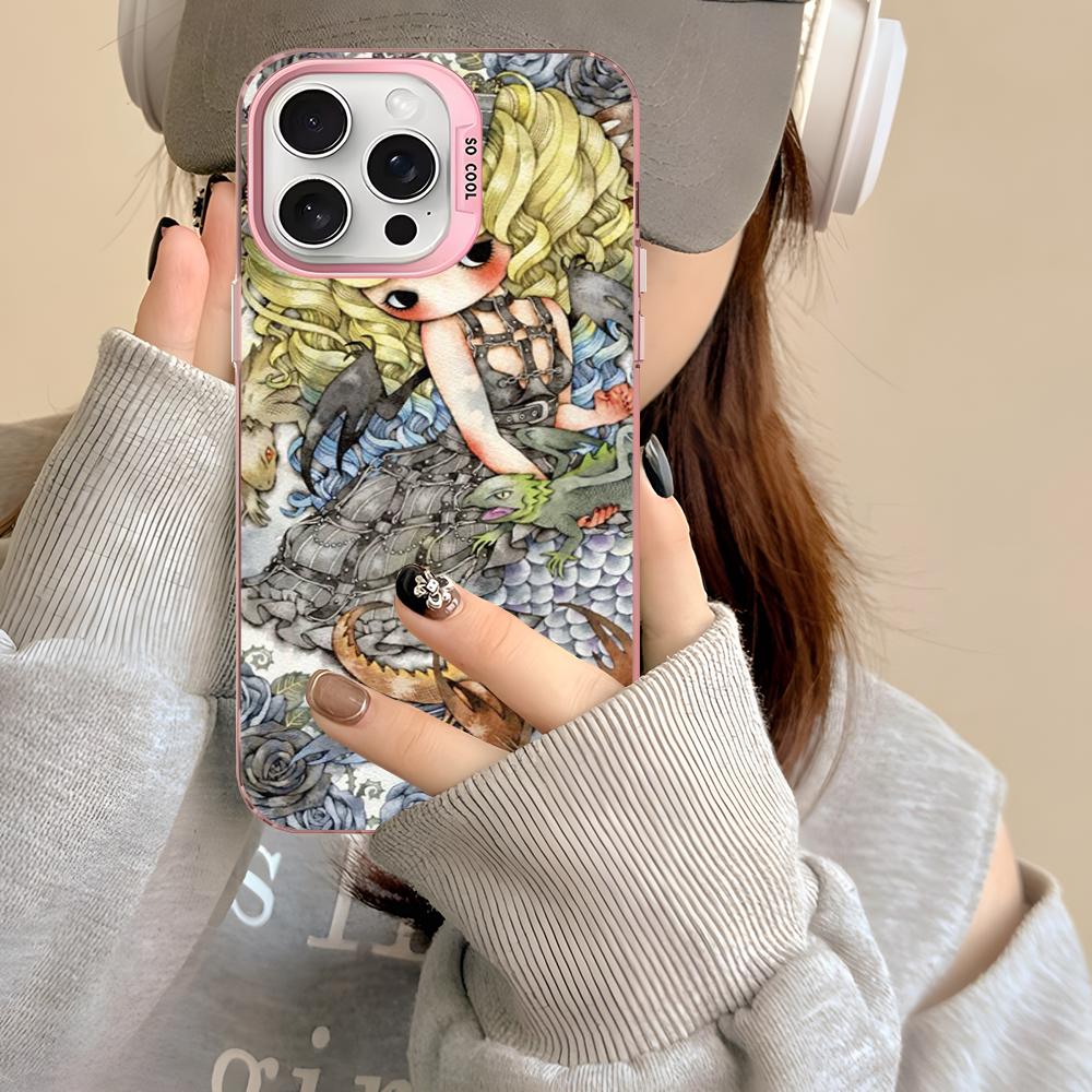 Продажа чехла для телефона Aya Takano для iPhone 16 15 14 13 12 11 Pro Max X XR XSMAX 8 7 Plus Матовая противоударная задняя крышка