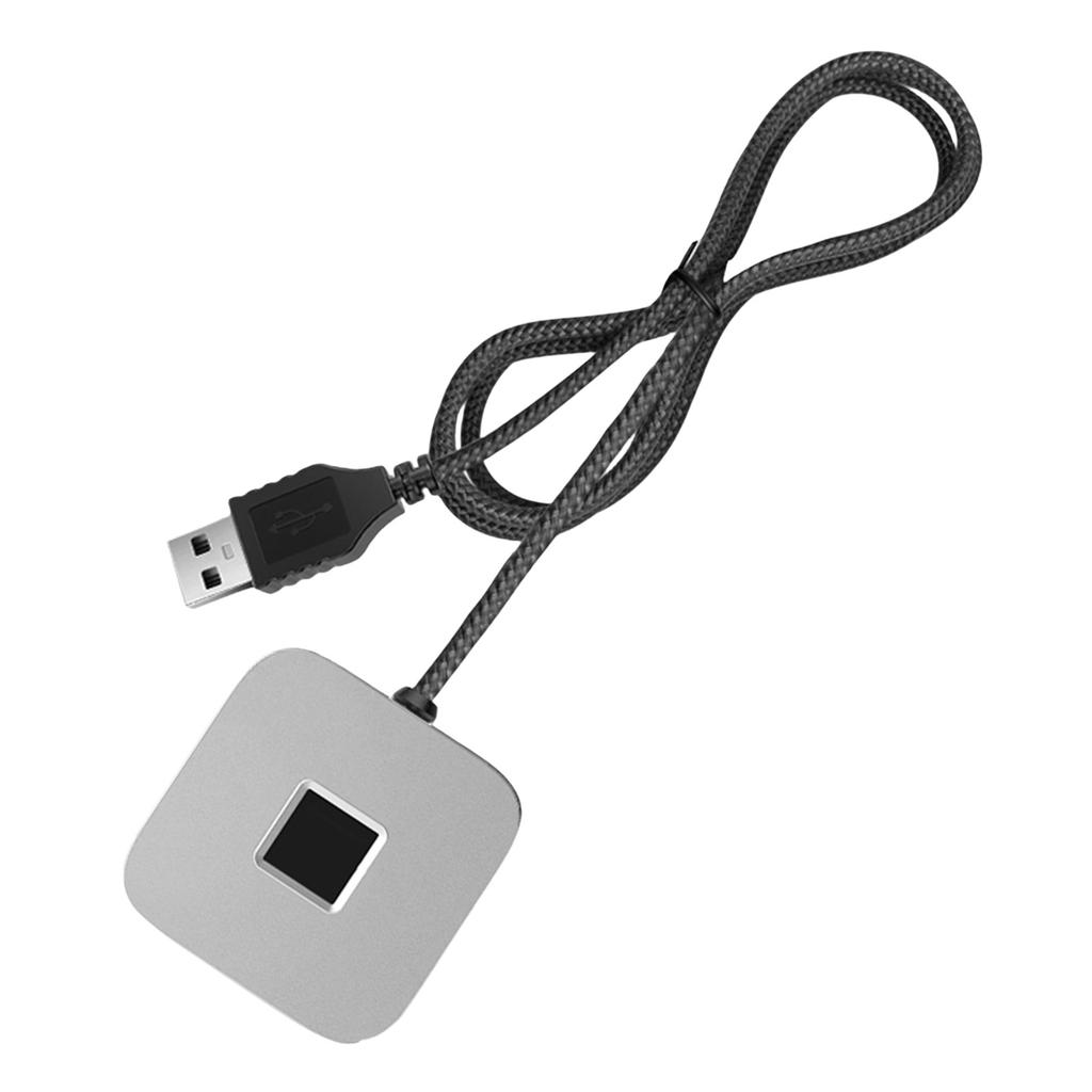 USB сканер отпечатков пальцев с USB-хабом Портативный USB регистратор отпечатков пальцев Биометрический сканер для входа по отпечатку пальца для Windows 11/10