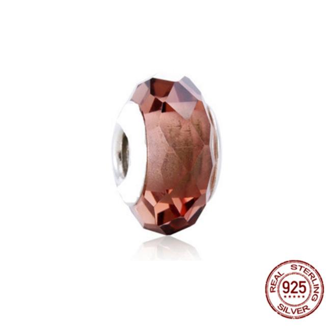 Стерлингового серебра 925 пробы, белый, красный, синий, счастливый четырехлистный клевер, муранское стекло, очаровательные ювелирные изделия, бусины, подходят для милого модного браслета