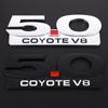 5.0 Coyote V8 Logo Car Sticker Front Hood Grille Emblem Badge for Mustang