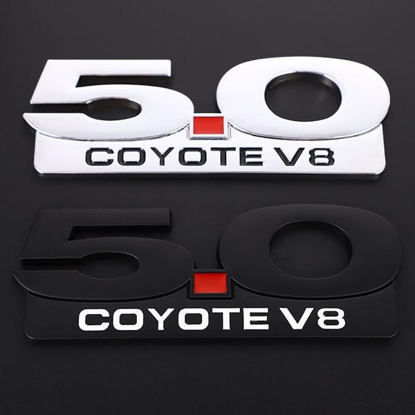 5,0 Coyote V8 логотип автомобиля наклейка передняя решетка капота эмблема значок для Mustang