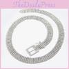 Water Metal Premium Drilled Waist Chain Women Fashion Waist Accessory Jewelry