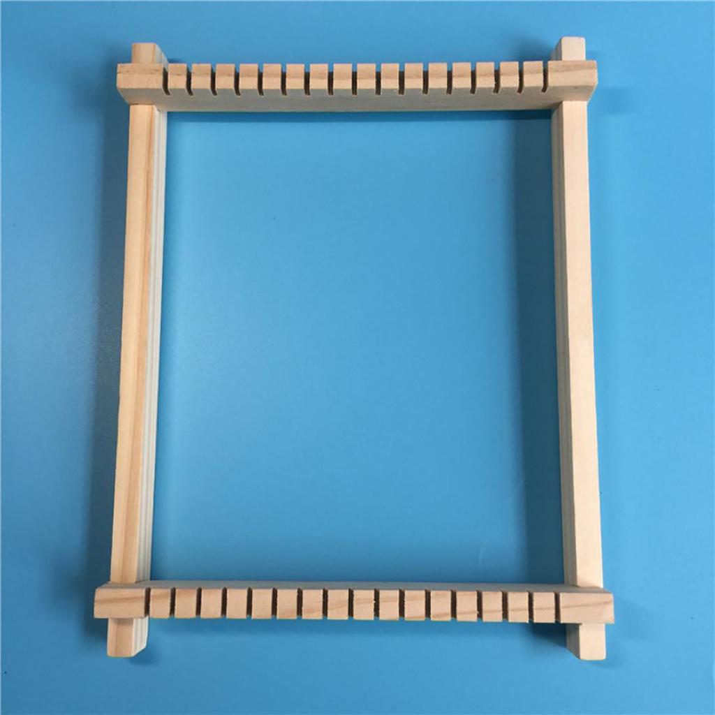 Peekaboo DIY Деревянная ткацкая машина Ткацкий станок Ручное ремесло Интеллектуальное развитие Детская игрушка