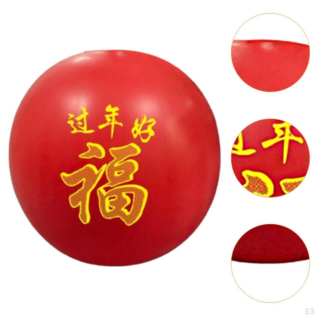 47-дюймовый большой красный шар, латексный большой шар, большой утолщенный гигантский круглый