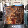 Manowar: Blood Kings blanket sofa blanket Suitable for all seasons bedroom sheet Air conditioning blanket