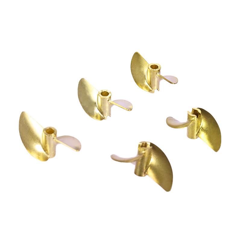 RC Boat 4mm/4.76mm(3/16'') OD36/37/38/40/42/45mm Propeller Positive / Reverse Screw 2 blades Copper Propellers Left/Right Prop