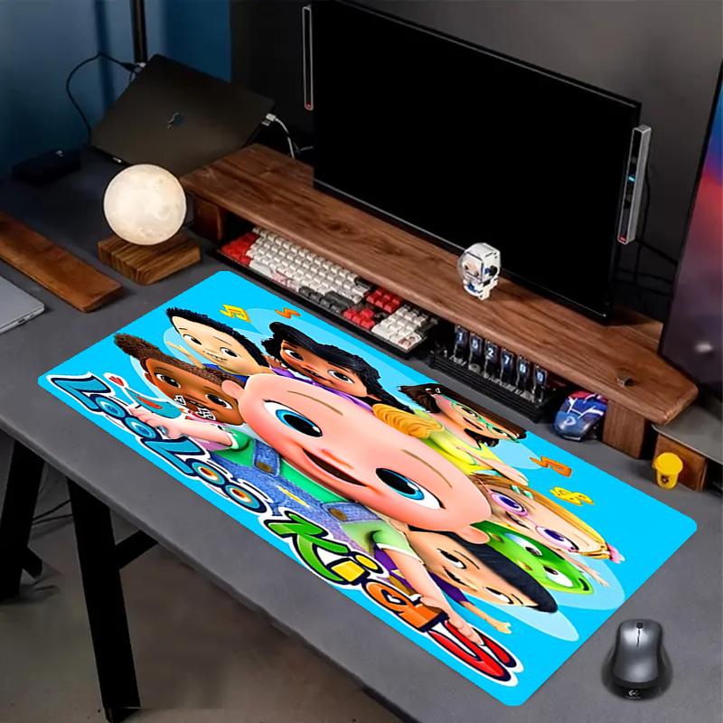Cocomelon Theme Mouse Pad, Non Slip Rubber Base, Multifunctional Office & Home Decor, Perfect for Workspace Personalization.
