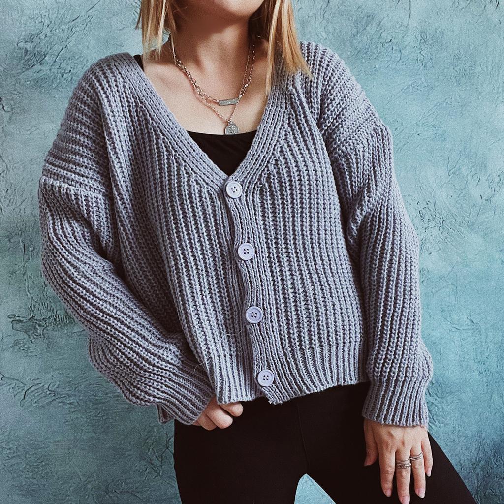 Осенние кардиганы свитера для женщин Зимние длинные рукава однобортные вязаные свитера Верхняя одежда Пальто