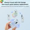 Набор для сборки корпуса power bank на 1 батарею 21700 с извлекателем, поддержка быстрой зарядки 20 Вт, двойной режим, малый ток
