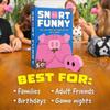Snort Funny: The Oinkcredible You Laugh You Lose Party Game | 150 Challenge Cards, 5 Pig Snouts & Mud Tokens | Friend & Family Funny Games for 4-8 Pla