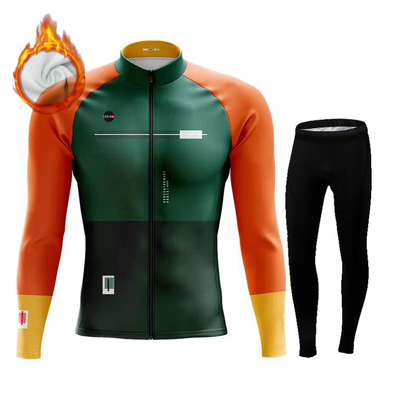 Комплект зимней велосипедной джерси Gobikful с термофлисом, велосипедная одежда, велосипедная одежда, костюм для катания на горном велосипеде