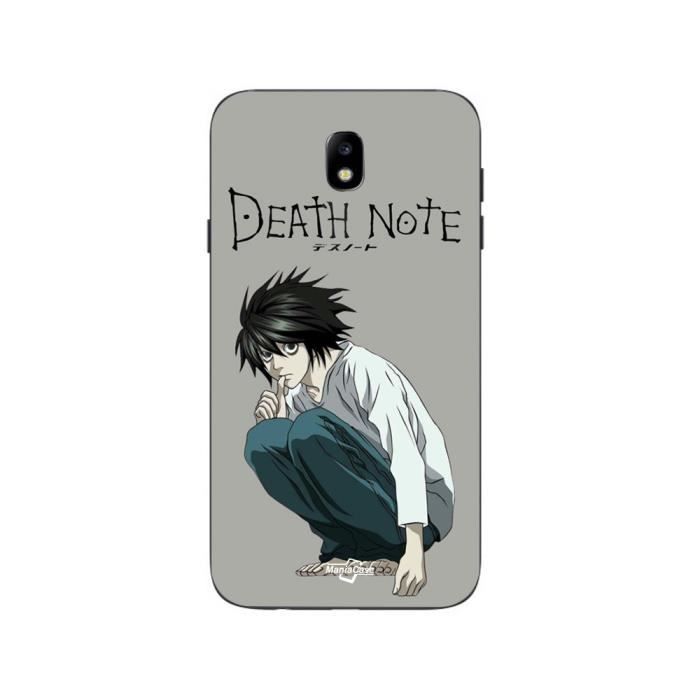Coque Samsung Galaxy j7 2018 Anime Death Note Ryuzaki Maniacase