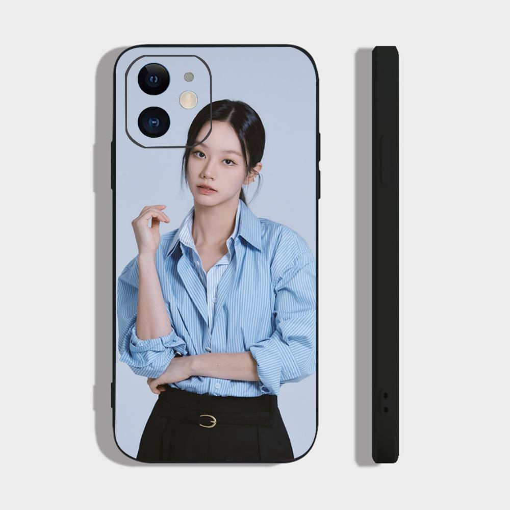 Чехол для телефона корейской певицы и актрисы Ли Хери для IPhone 17 Air 16 15 14 13 Pro Max 11 12 Черный силиконовый чехол