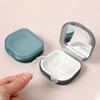 Portable Braces Box With Mirror Mouthguard Case Travel Denture Storage Box