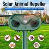 Ultrasonic Solar Animal Repeller: Effective for Birds, Dogs, Cats, and Rats