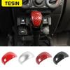 TESIN Car Gear Shift Knob Head Decoration Cover Sticker For Suzuki Jimny JB74 Interior Mouldings Accessories